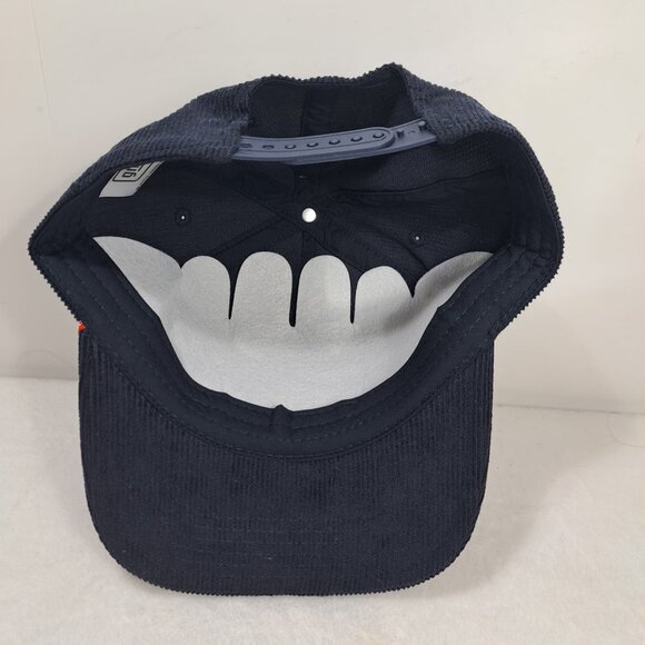 Chevrolet Camaro Z28 Hat American Muscle Circle Patch Navy Rope Corduroy Cap NWT - Picture 6 of 7